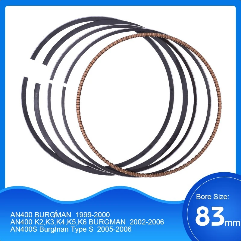 Kit de Peças de Substituição de Anéis de Pistão 83mm~84mm 13008-1067 para SUZUKI AN400 BURG/MAN VX800 VS800GL INTRUDER VZ800 S50 Boulevard 800