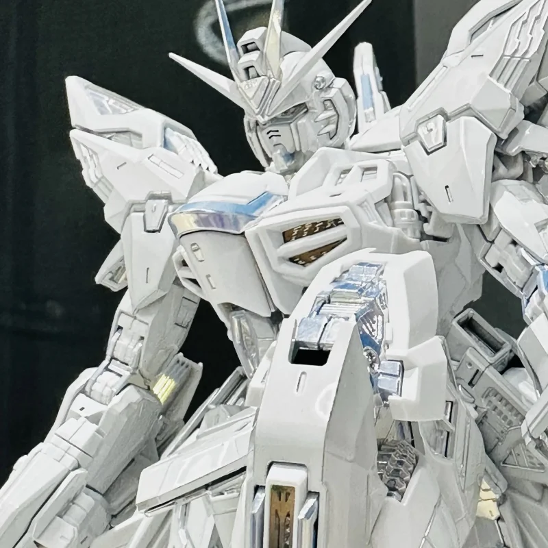

7701 1/100 Scale Mecha Assembly Model Kit, Twilight White Plated Frame Mecha, MGEX Style Action Figure Birthday Fans Adult Gift