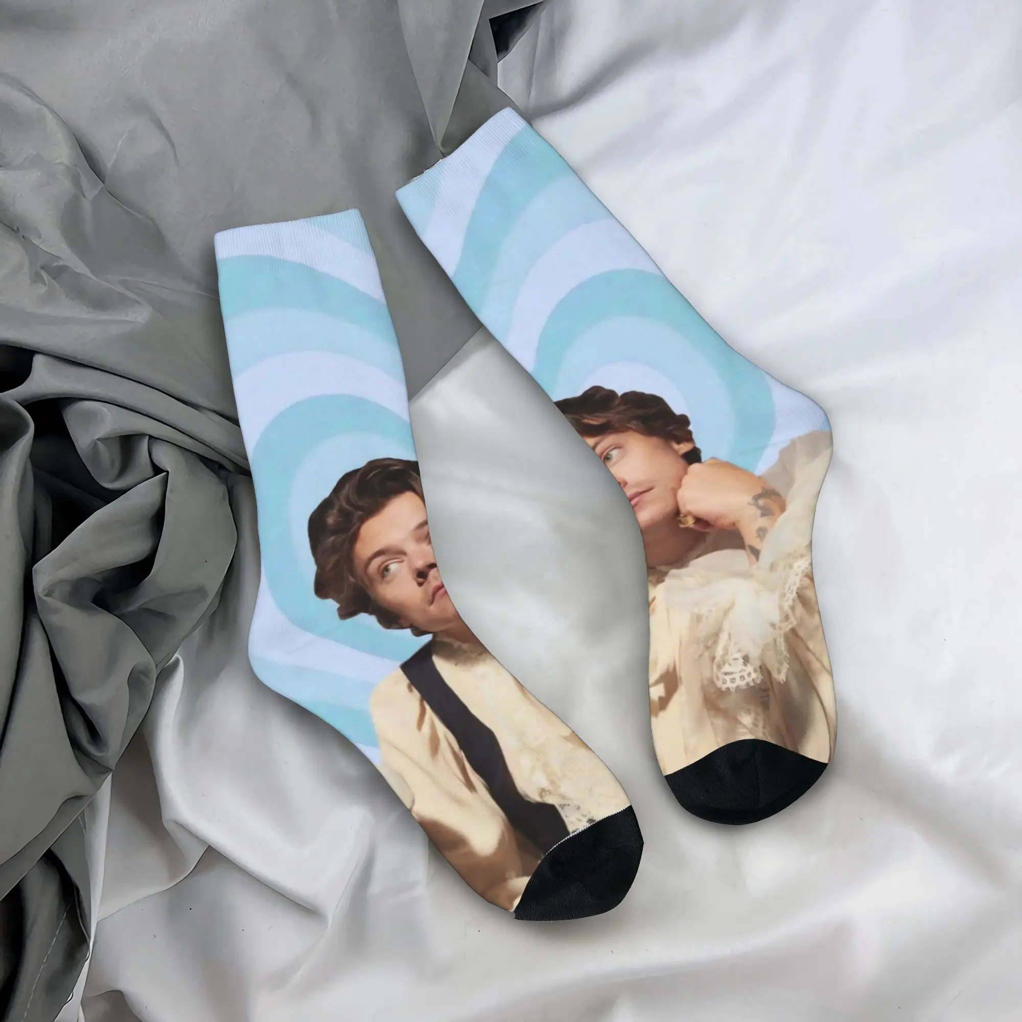 

Носки Harrys Styles, корейские носки, осенние нескользящие мужские носки, мягкие дышащие носки для скалолазания на заказ