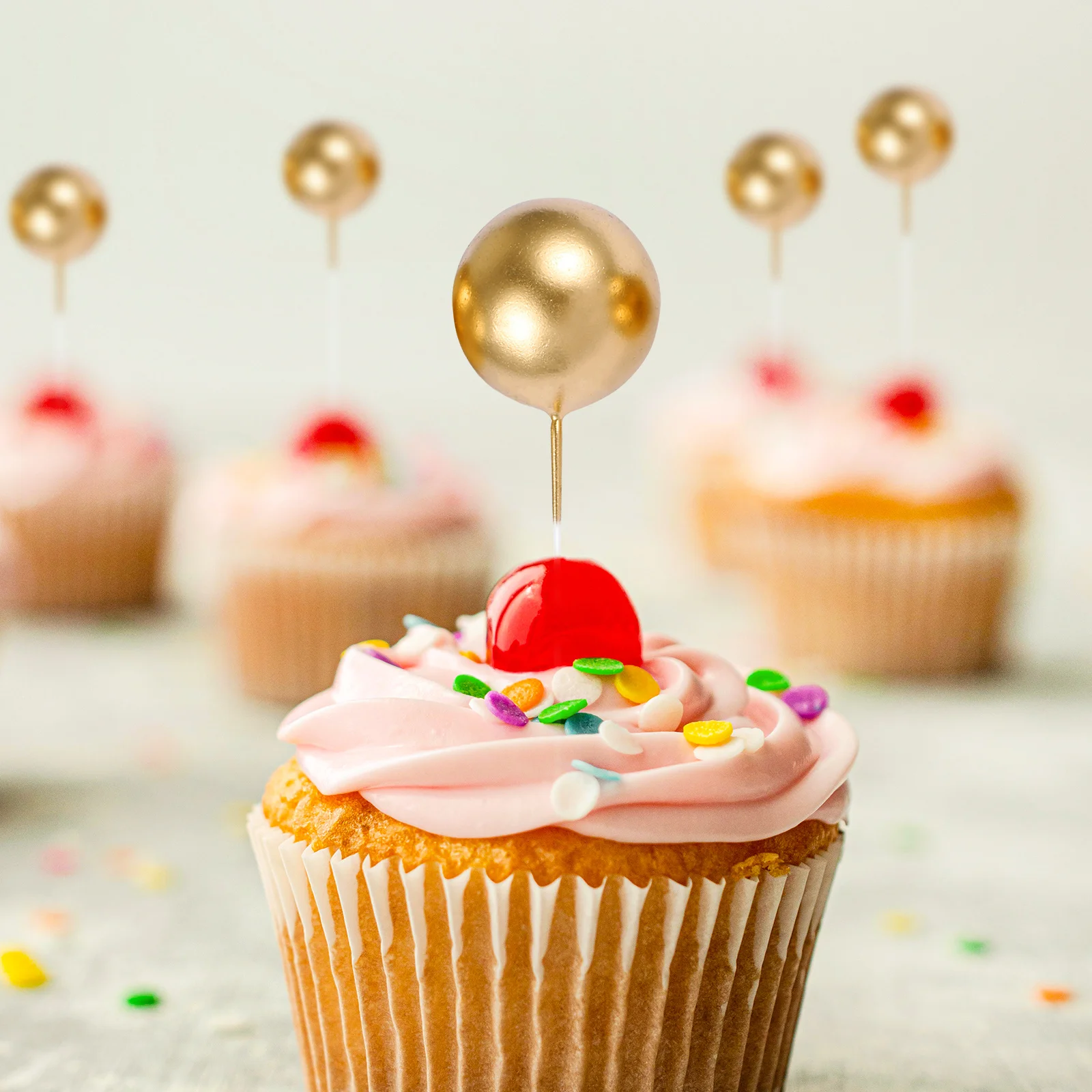 

20Pcs Cake Picks Creative Toppers for Dessert Birthday Wedding Cake Decorations Non-Edible Dessert Toppers Cupcake Picks