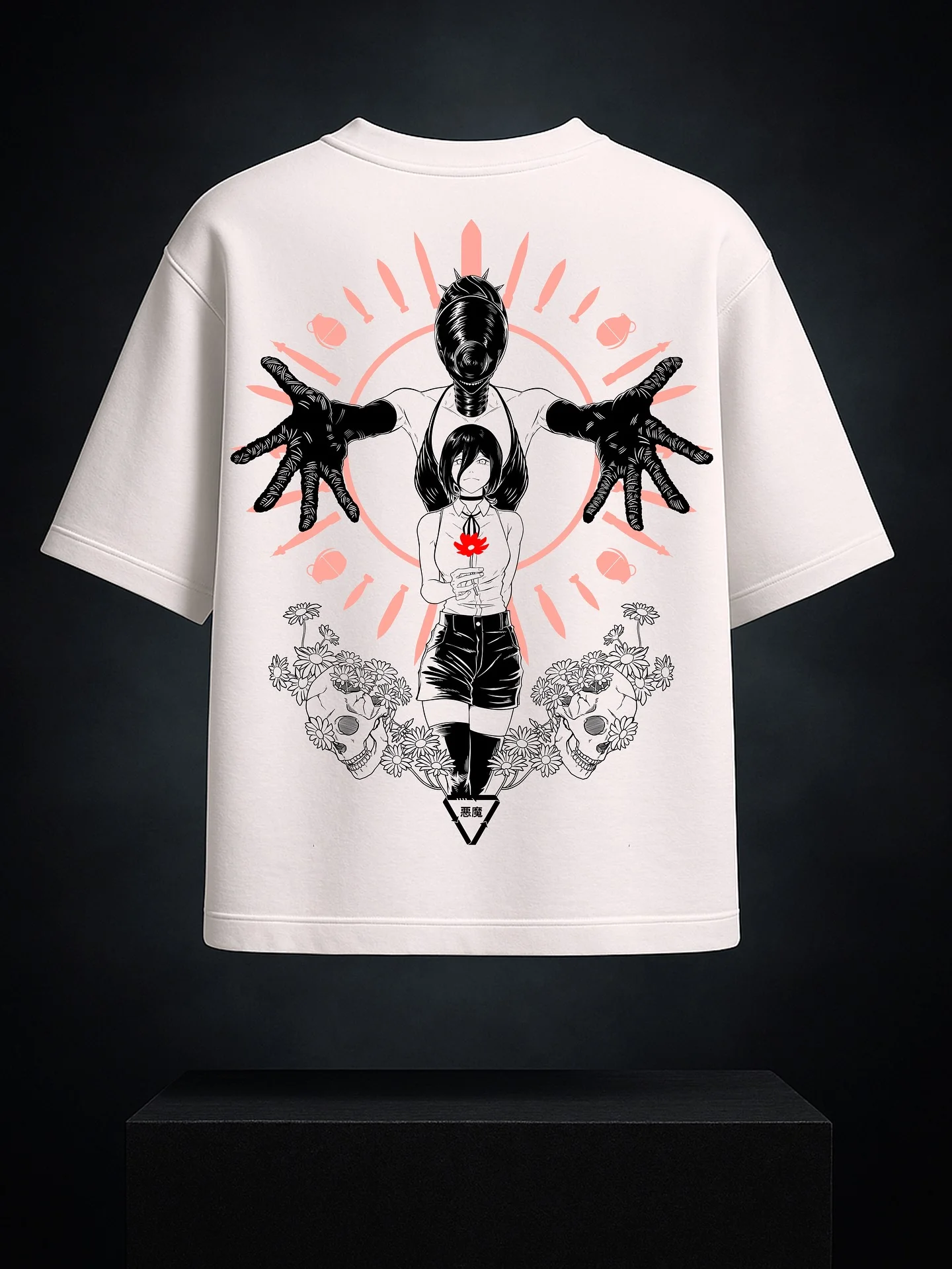 

Trend reze graphic t shirts oversized streetwear short sleeve top harajuku goth new fashion retro anime t shirt y2k men clothing