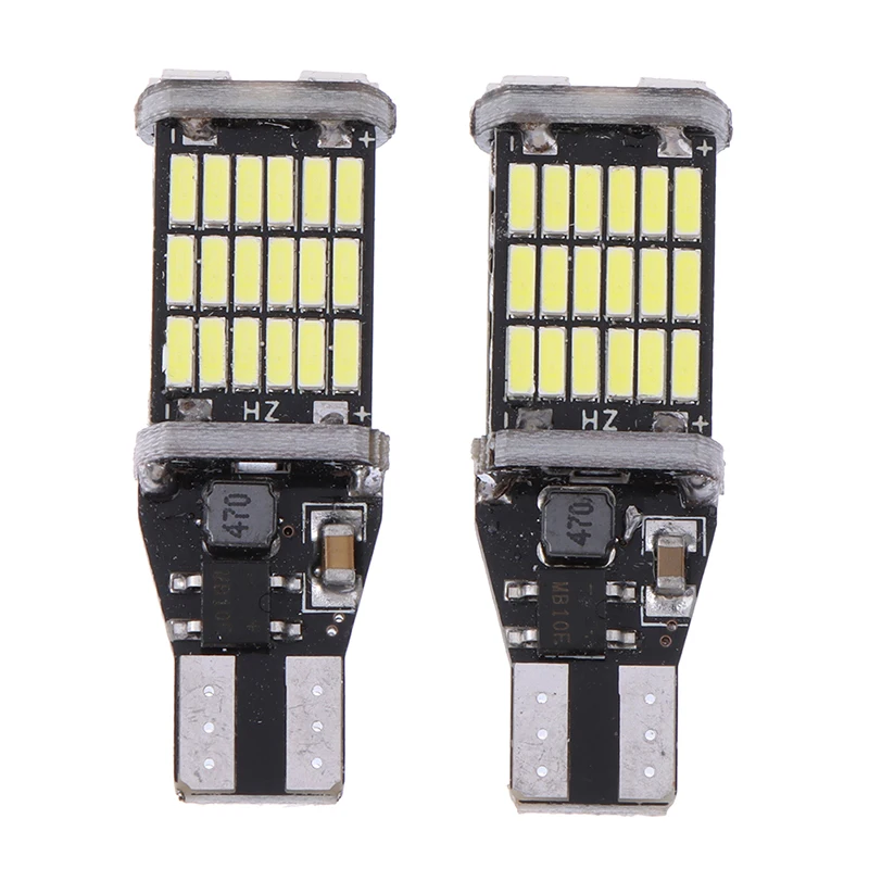 2x Canbus T16 T15 921 W16W LED لمبة احتياطية للسيارة أضواء عكسية