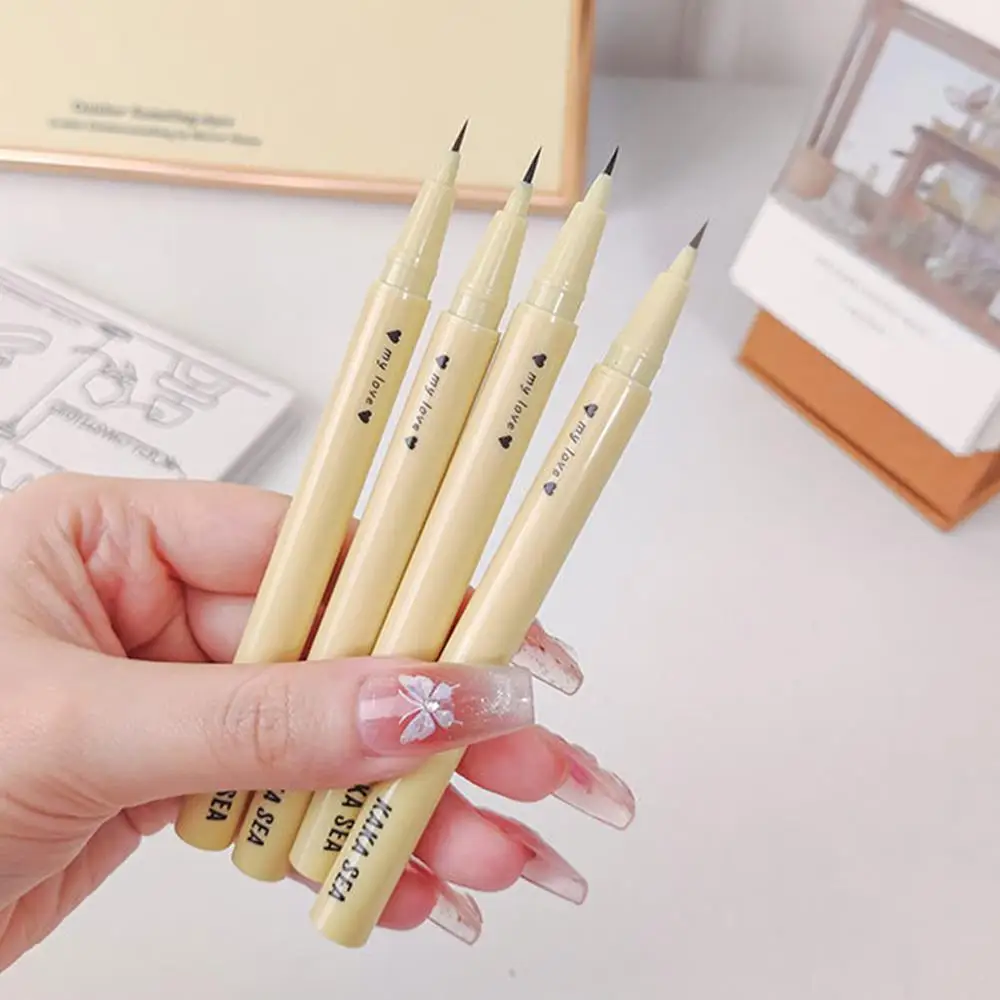 Długotrwały, odporny na rozmazywanie, ultracienki eyeliner w pisaku, wodoodporny eyeliner w płynie, idealny dla początkujących, odporny na pot eyeliner do makijażu J5Y6