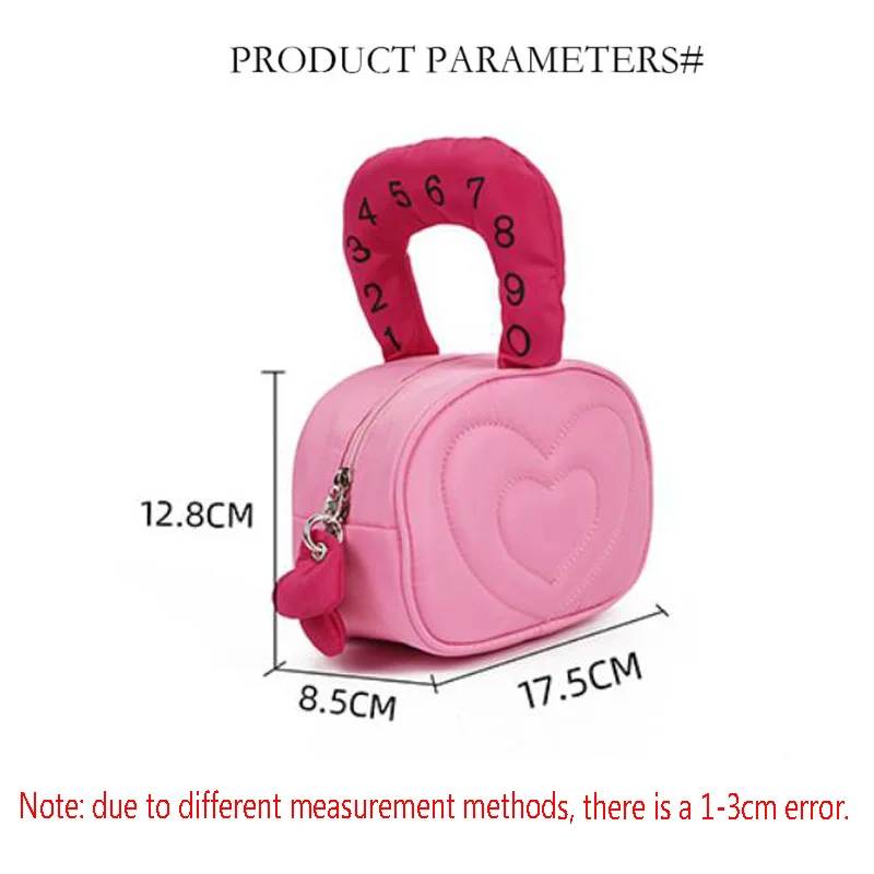 New Creative Travel Toiletry Bag Handbag Collision Color Letter Large Capacity Love Fashion Makeup Bag