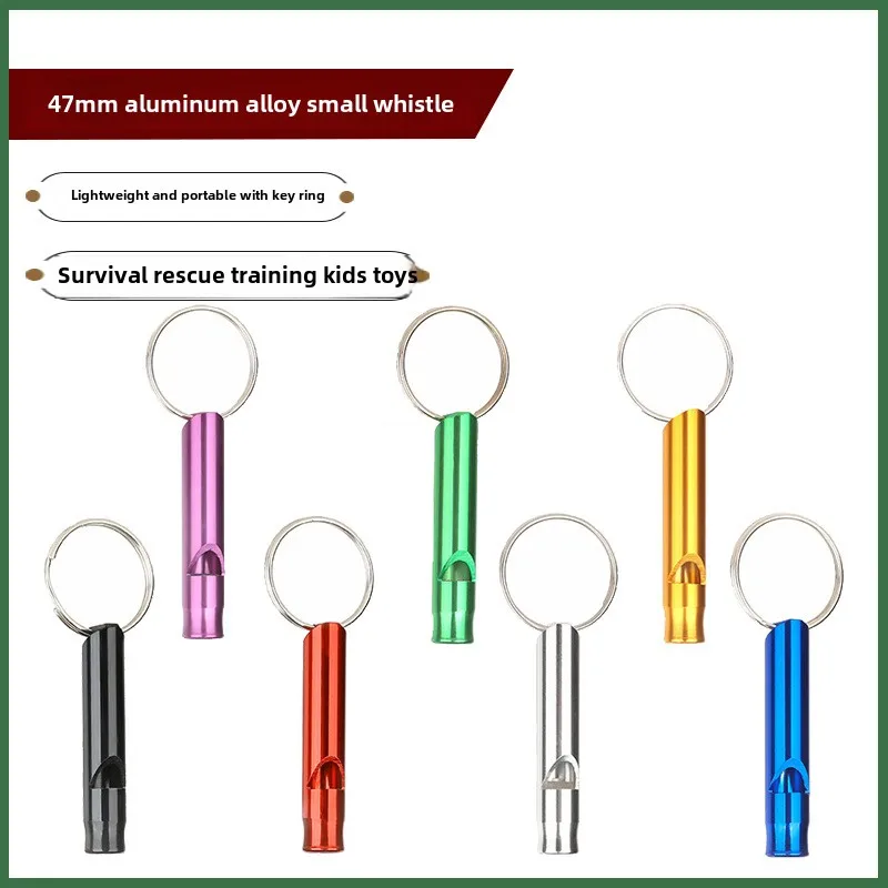 1Pc 47mm Outdoor Emergency Whistle Training Tools Multifunction Camping Hiking Survival Sports Cheerleading Anti Lose Whistles