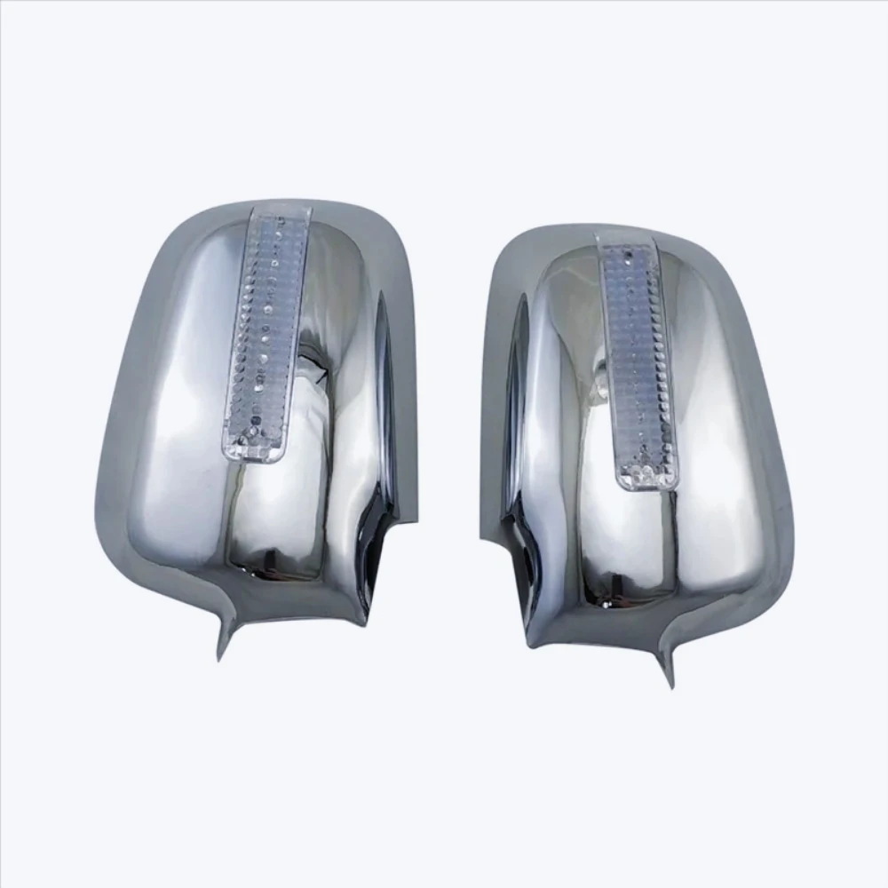 

ZZ-New!1Pair Car Rearview Door Mirror Covers With LED Replacement Parts For Honda CRV RD9 CR-V 2001 2002 2003 2004 2005 2006