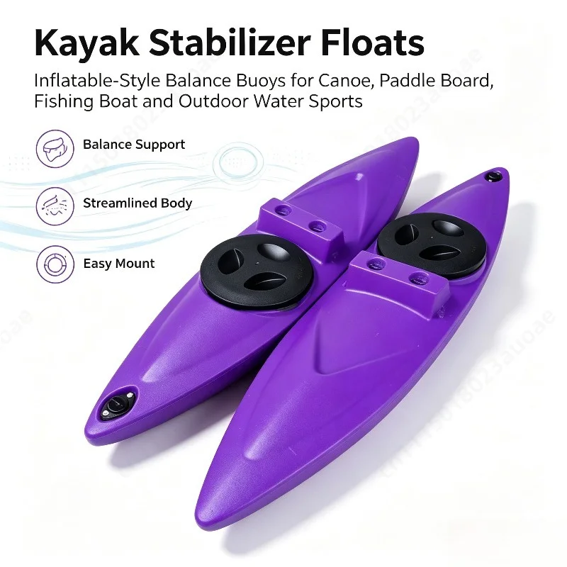 Kayak Stabilizer Float Buoy, Canoe Paddle Board Floating Barrel, Stability Floating Drum for Fishing Vessel Balance