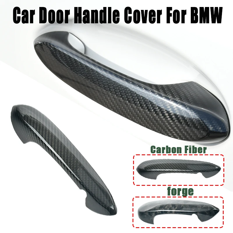 Dry Carbon Fiber Car Side Body Door Handle Cover Trim For BMW G20 3 Series G14 G15 G16 2020+ G01 X3 G02 X4 G05 X5 G06 X6 G07 X7