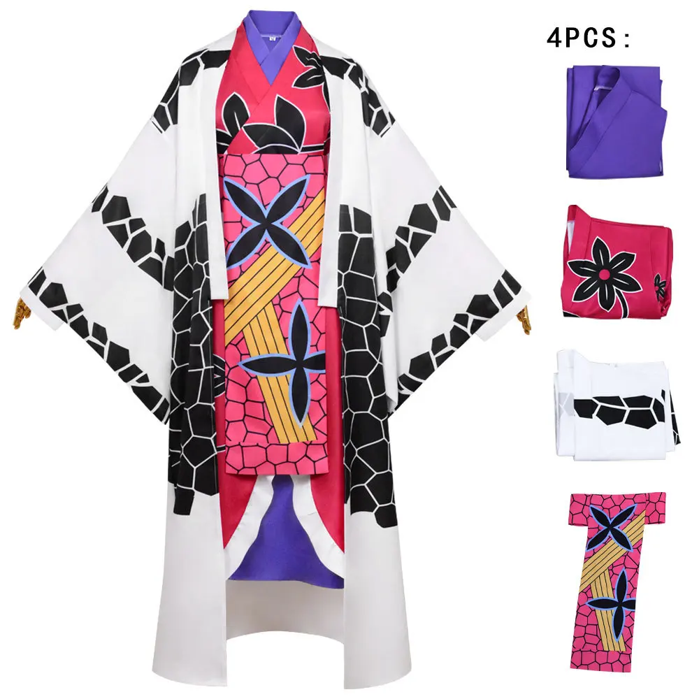 Demon Slayer Daki Anime Cosplay Costume Kimono Haori Dress Clothes Uniform Dresses Halloween Loli Clothing