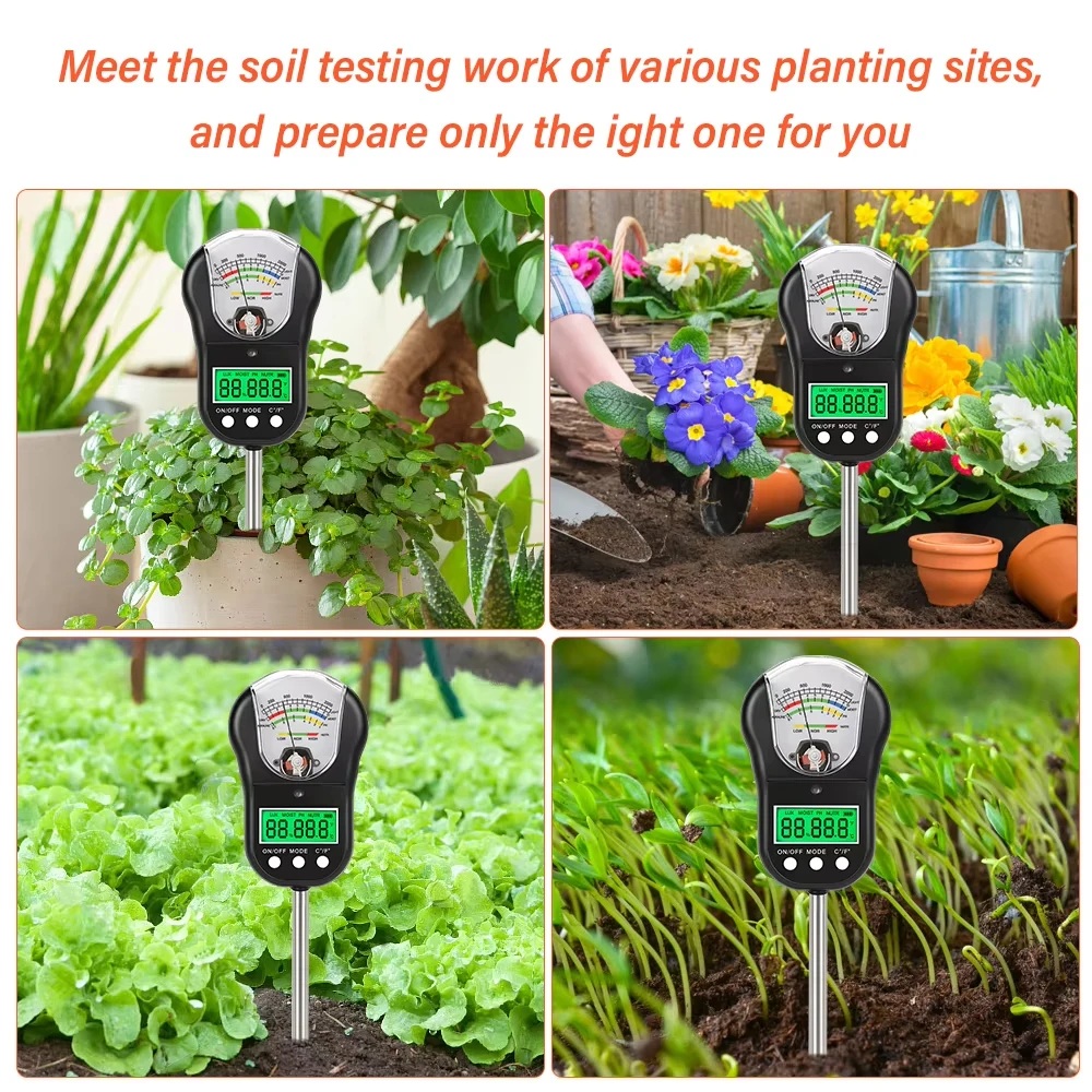 Testeur de sol 7-en-1 rotatif - Soil Test Digital avis et prix