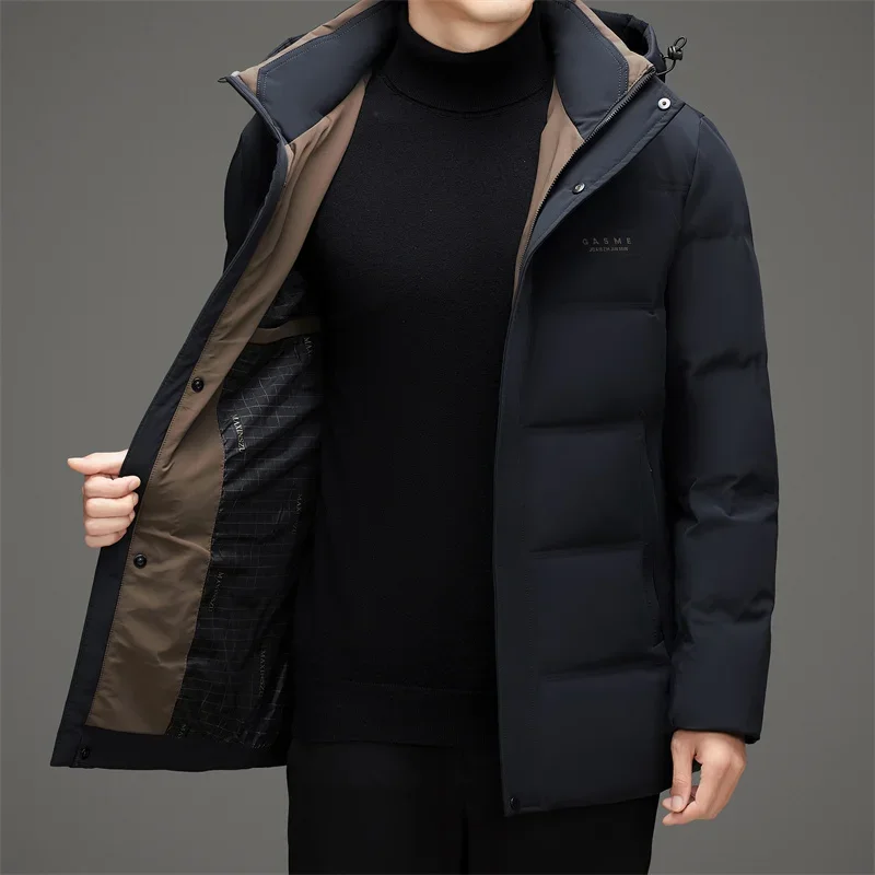 Men's Winter Jackets 2024 New Designer Clothing Heated Down Jackets Filled 90% White Goose Down Thickened Menswear