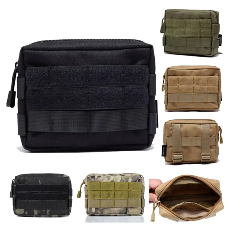 Tactical Raiders 9mm Molle Vertical Single Pistol Mag Pouch NIR Compliant MC Multi Camo TR075 