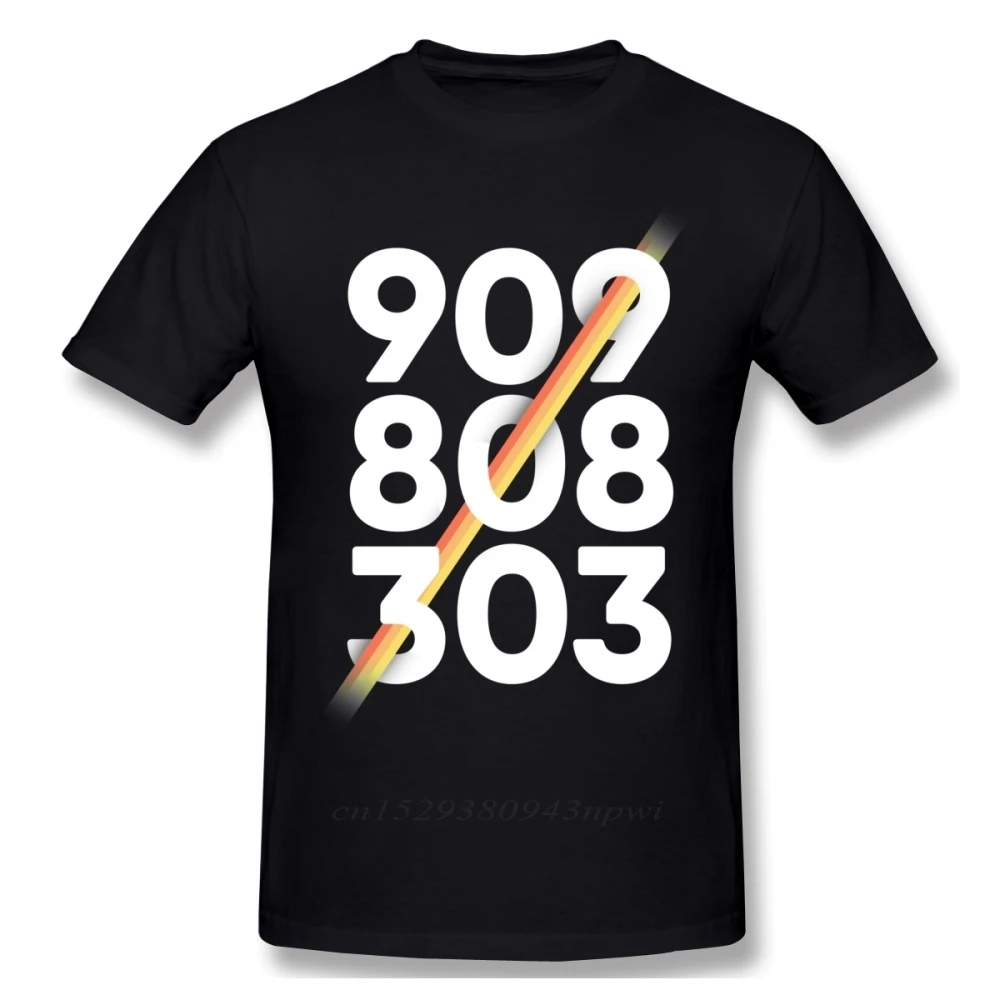 Cool 909 808 303 Acid House Drum Machine Roland Synthesizer  T Shirt Vintage Fashion 100% Cotton Tee Shirt