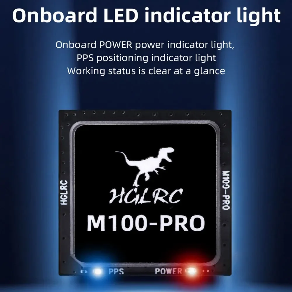 HGLRC M100 PRO GPS 모듈 |   B101 10세대 칩, FPV 레이싱 및 프리스타일 드론용 QMC5883L 나침반