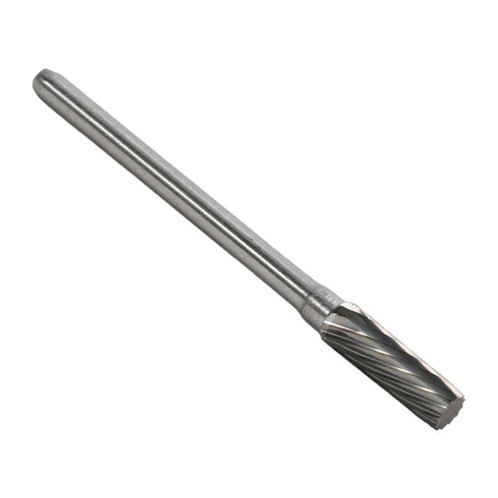 Rotary Burrs 3x3-6mm Type A Single Striation Cemented Carbide Cutting Carving Rotary Burr For Metalwork Tool Making Welding Tool