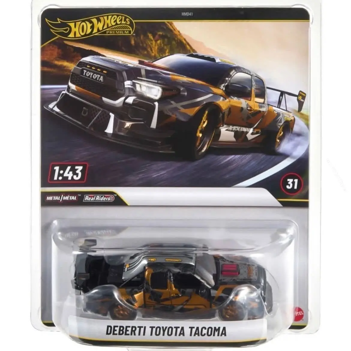 Hot Wheels Premium HMD41-K Toyota Tacoma McLaren W1 Porsche GT3 RS 1969 Camaro Pro 1:43 Diecast Car Model Collector's Gift Toys view 2