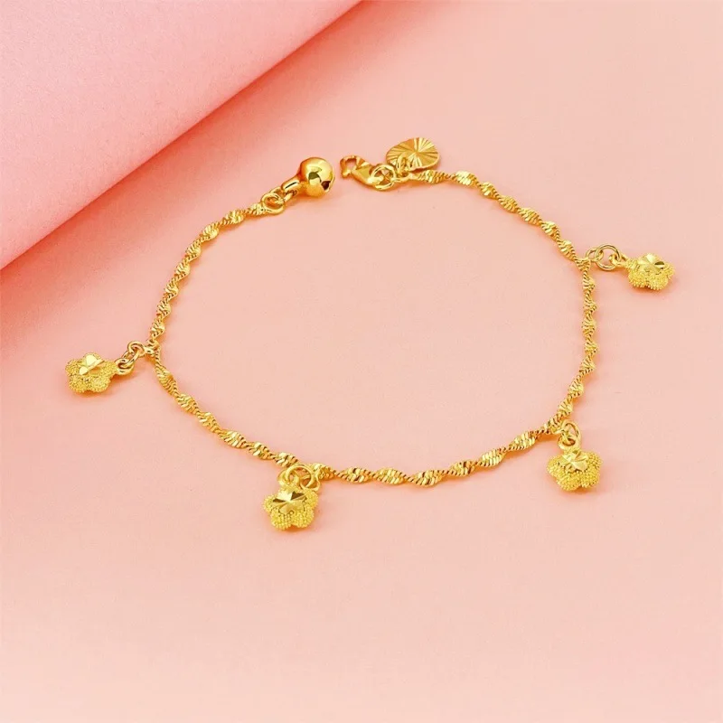 

925 Sterling Silver Bracelet with Five Stars Ladies Fashion Simple Bracelet Birthday Party Anniversary Wedding Jewelry Gift