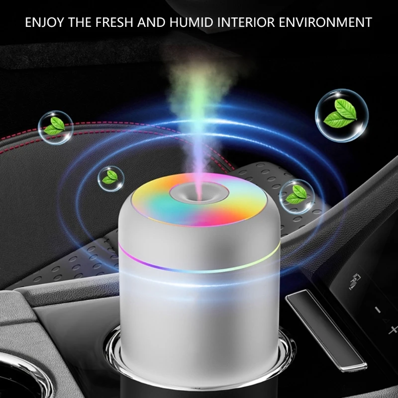 

Rechargeable Miniature Portable Humidifier Suitable For Car Home Office Desk Compact USB Powered Quiet Misting Operation