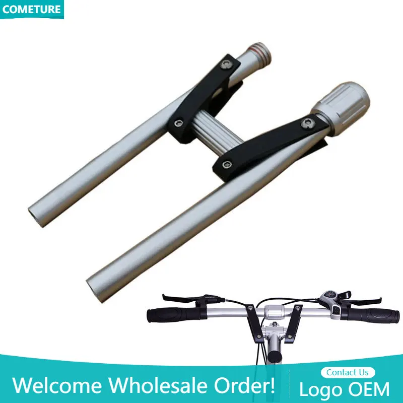 

Folding Handlebar Aluminum Alloy Folding Bike Bicycle Handlebar Electric Vehicle Handlebar Scooter Cycling Parts Horizontal Bar