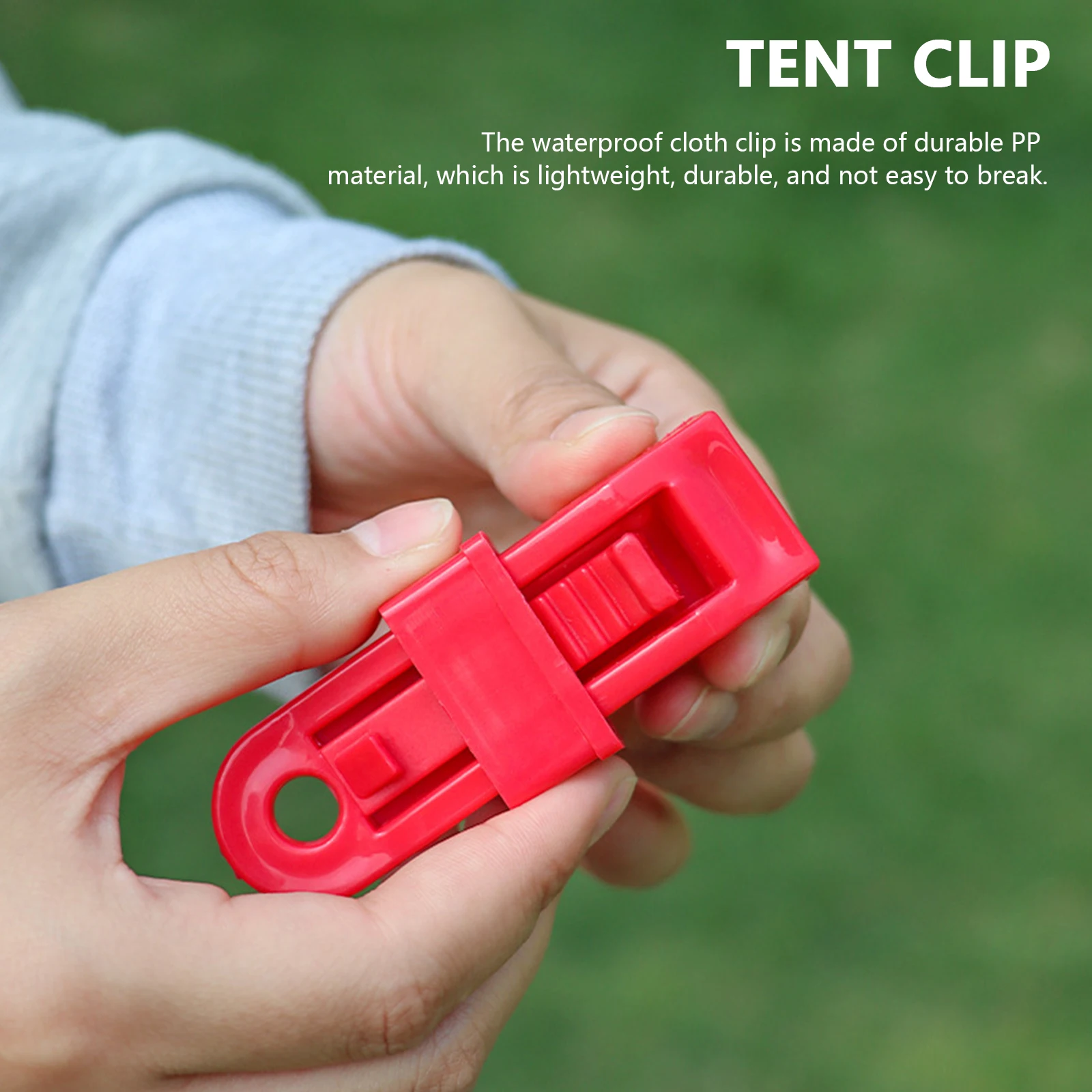 8/10/20/50PCS Tarpaulin Clip Awning Tent Clamp Canopy Lashing Buckle Jaw Grip Outdoor Camping Accessories Hook Anchor with Barbs