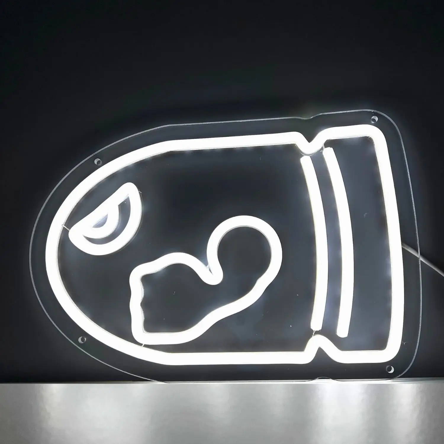 

Gamer Neon Sign for Wall Decor, Dimmable USB Large LED Neon Sign for Bedroom, Gamer Room Decor, Gamer Gift for Boys/Men(Bullet)