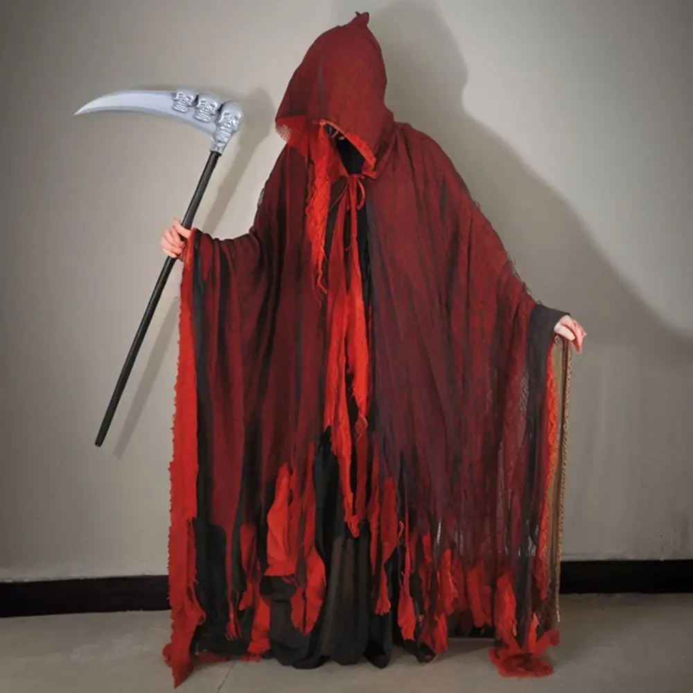 

Polyester Halloween Ghost Cloaks Photo Pros Wizard Dementors Cosplay Costume Costumes Outfit Clothing Props