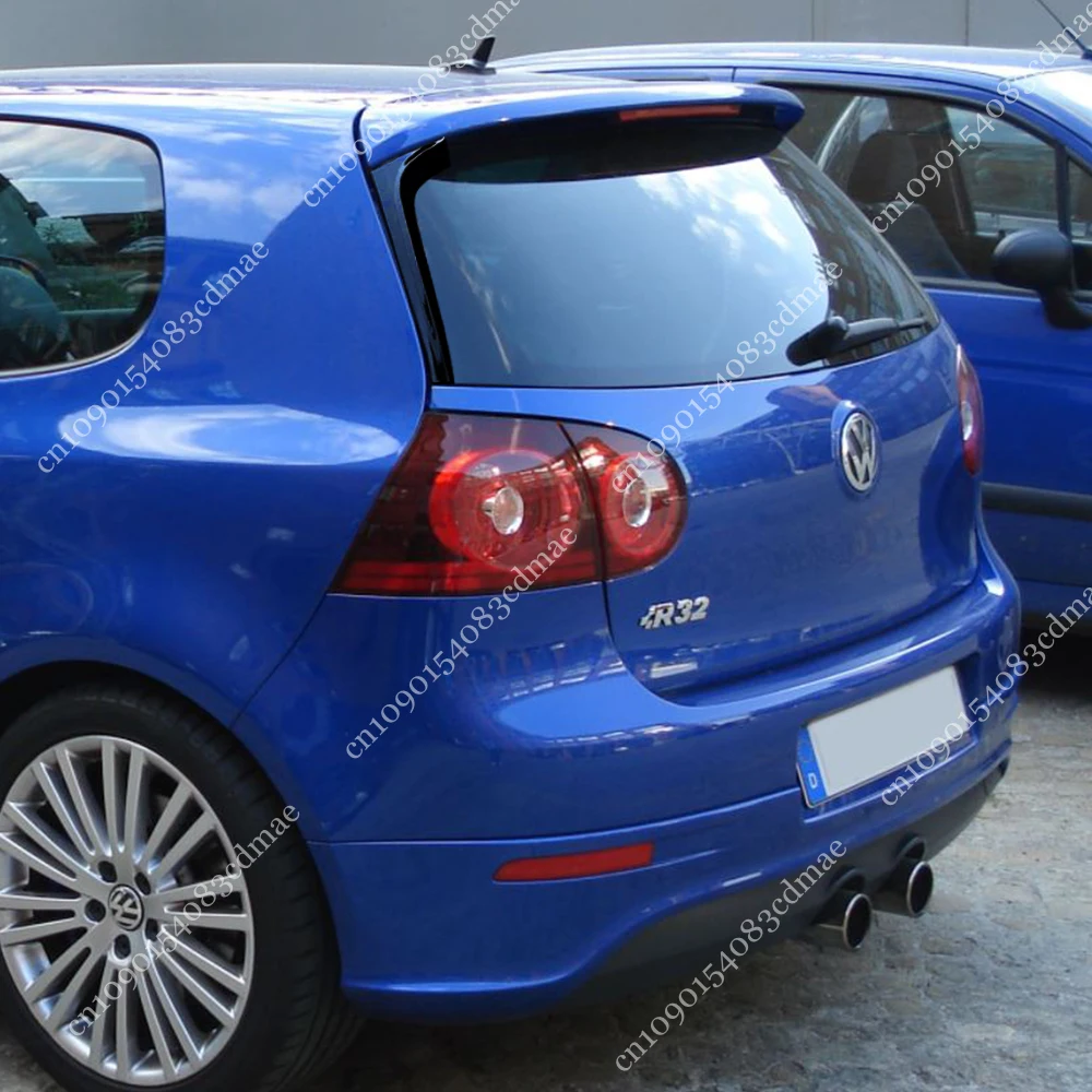 

For Volkswagen Golf 5 MK5 GTI R32 Hatchback 2004-2009 2PCS ABS Rear Trunk Window Side Wing Spoiler Canard Splitter Lip Trim