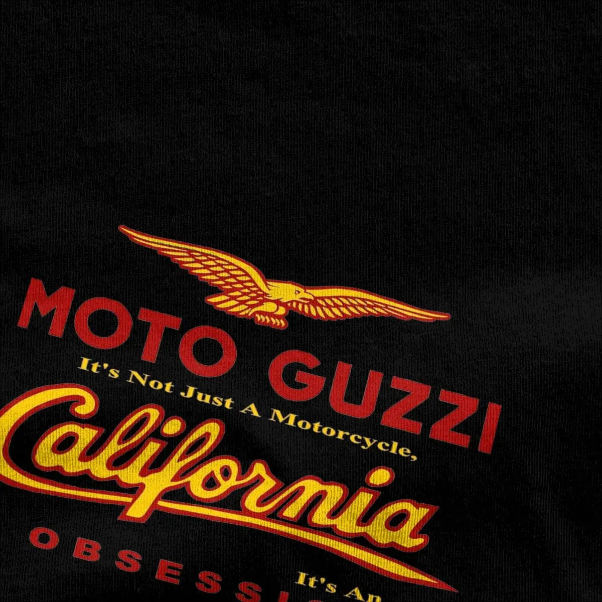 Moto Guzzi California 1100 Obsession T Shirt Male Motorcycle Racing Cotton T-Shirts Round Neck Hipster Tees Big Size Clothing