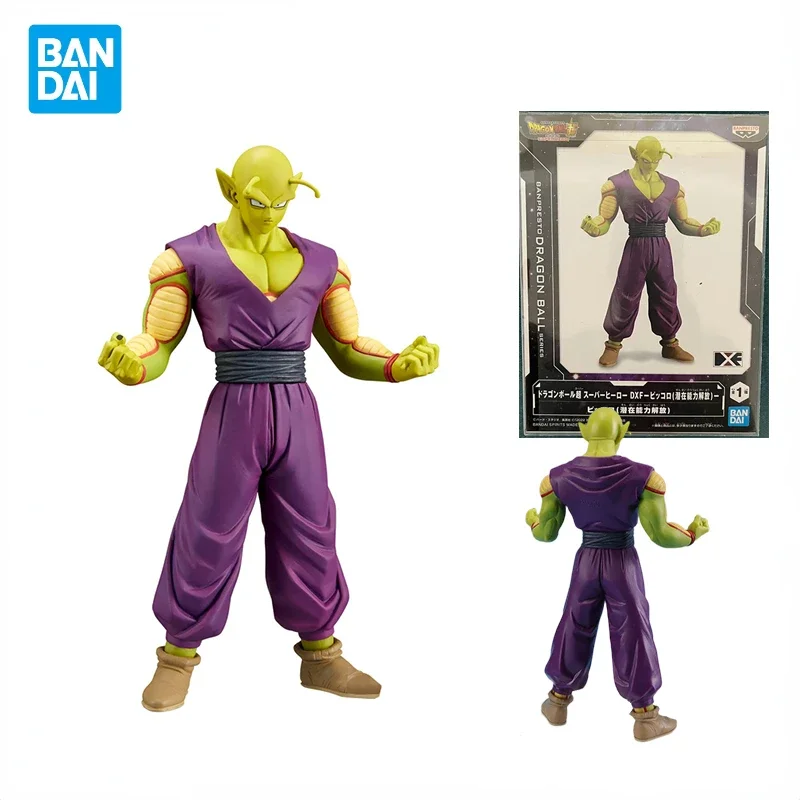 In Stock Bandai Original Anime Dragon Ball SUPER HERO DXF Piccolo POWER AWAKENING Model Toys Anime Figure Gifts Collectible Kids