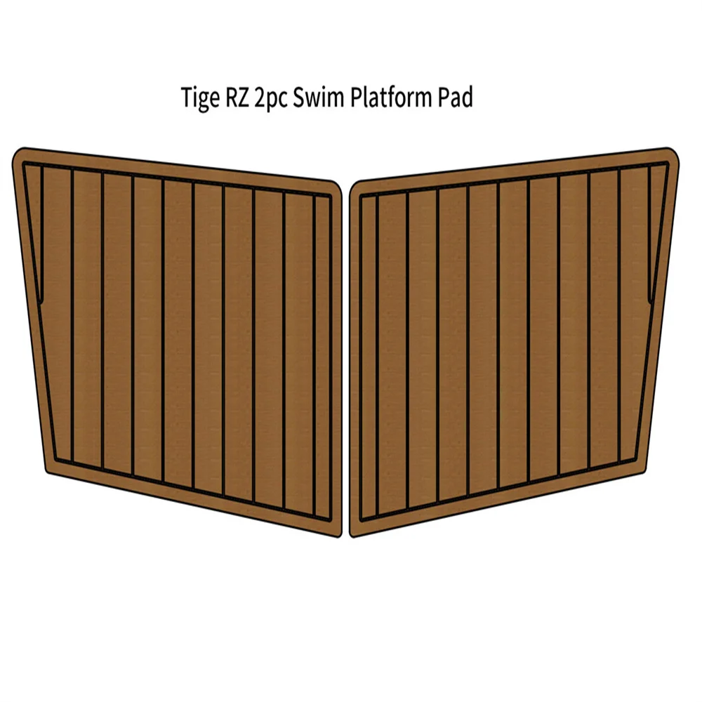 

Tige RZ 2pc Swim Platform Boat EVA Faux Foam Teak Deck Floor Pad