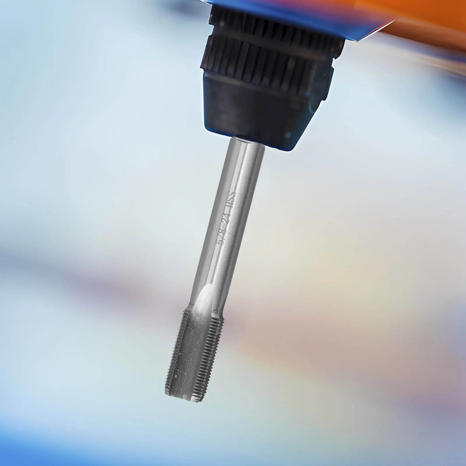 ハイス鋼タップ-左ねじ-5-8-24-hssおよび鋳鉄用-シルバー-5-8-24-左ねじ-ハイス鋼