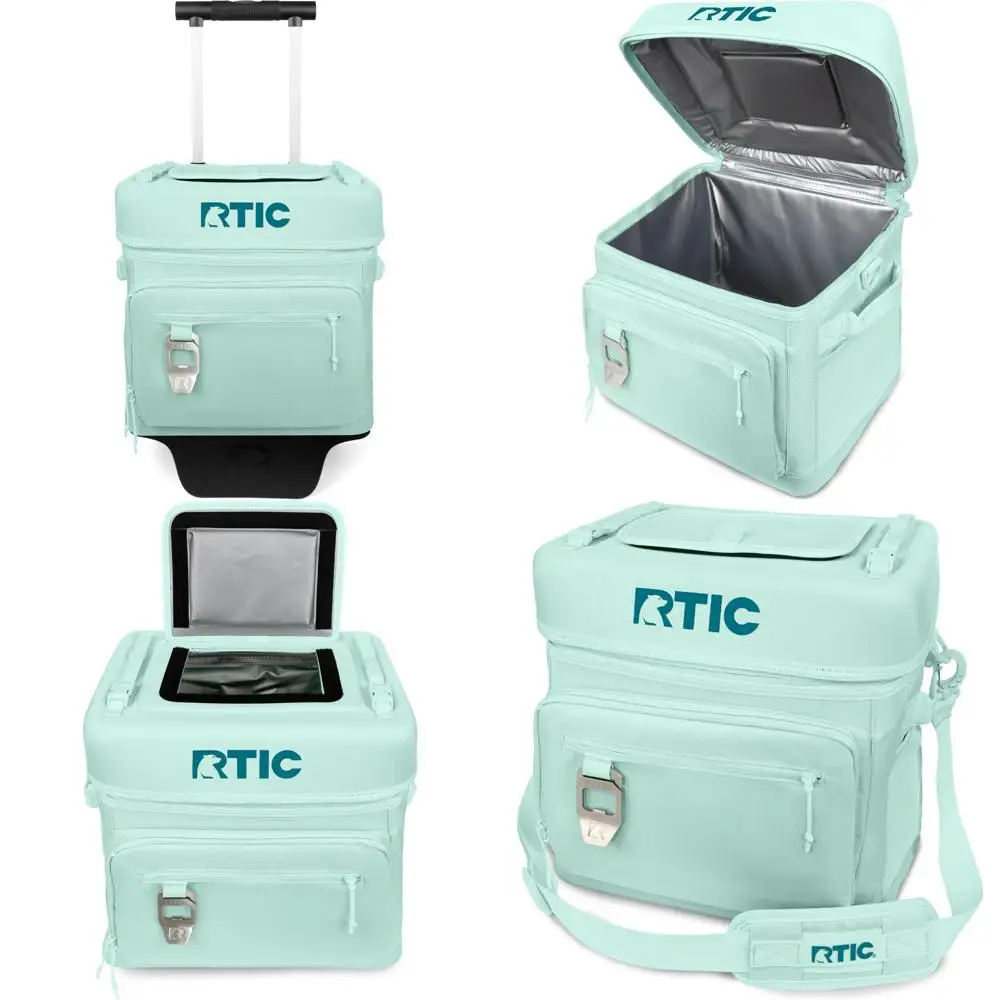 

Портативная складная изолированная сумка-холодильник на колесиках для приключений на свежем воздухе и ежедневного использования