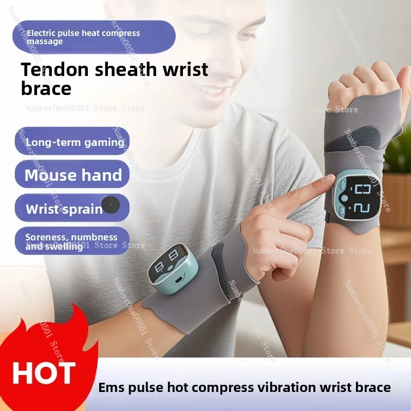 

Hand Warm Compress Massager for Wrist Pain Relief and Tendonitis Therapy