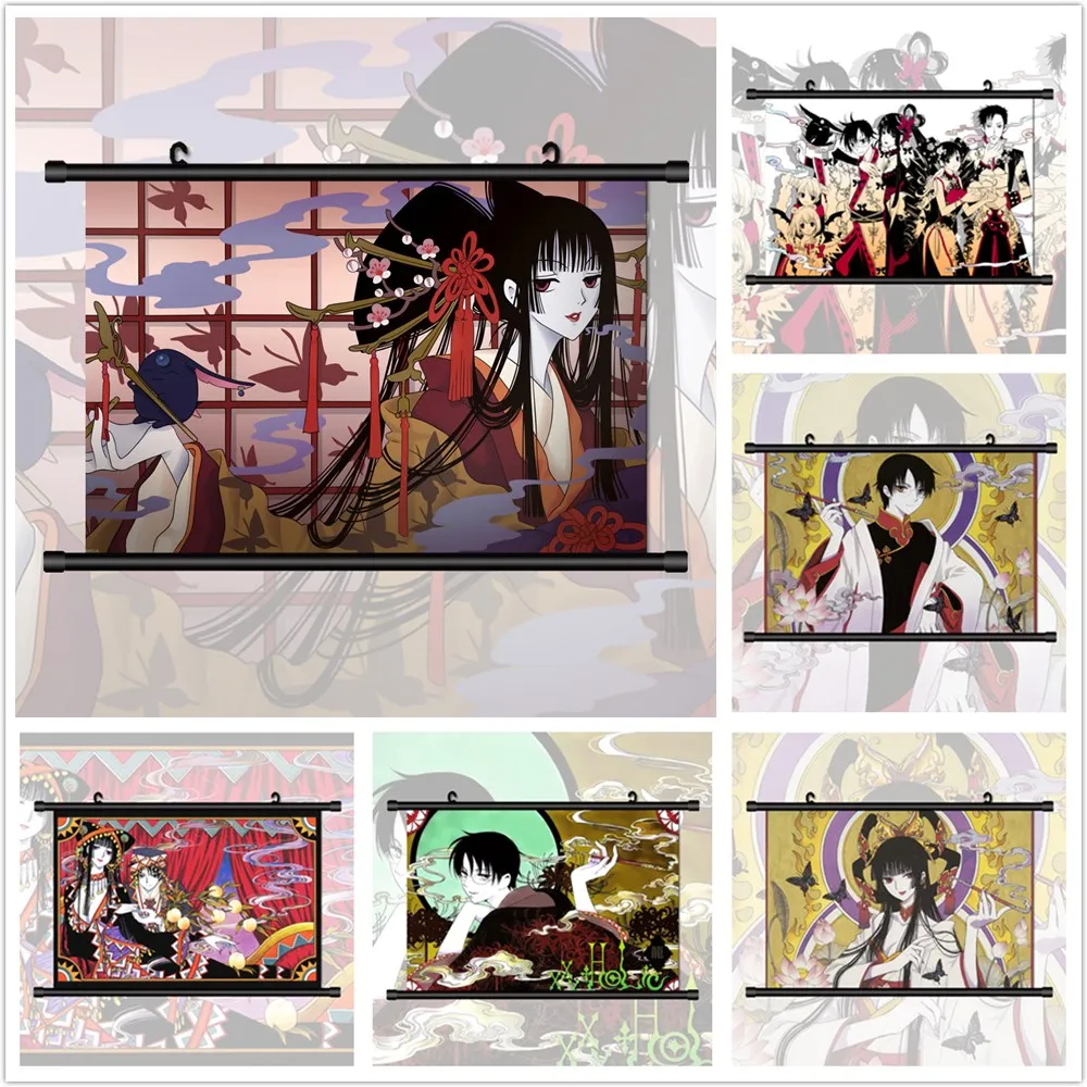 Wall Art Cartoon Anime Posters Prints XxxHOLiC Ichihara Yuuko Watanuki Kimihiro Canvas Painting Pictures Living Kids Room Decor