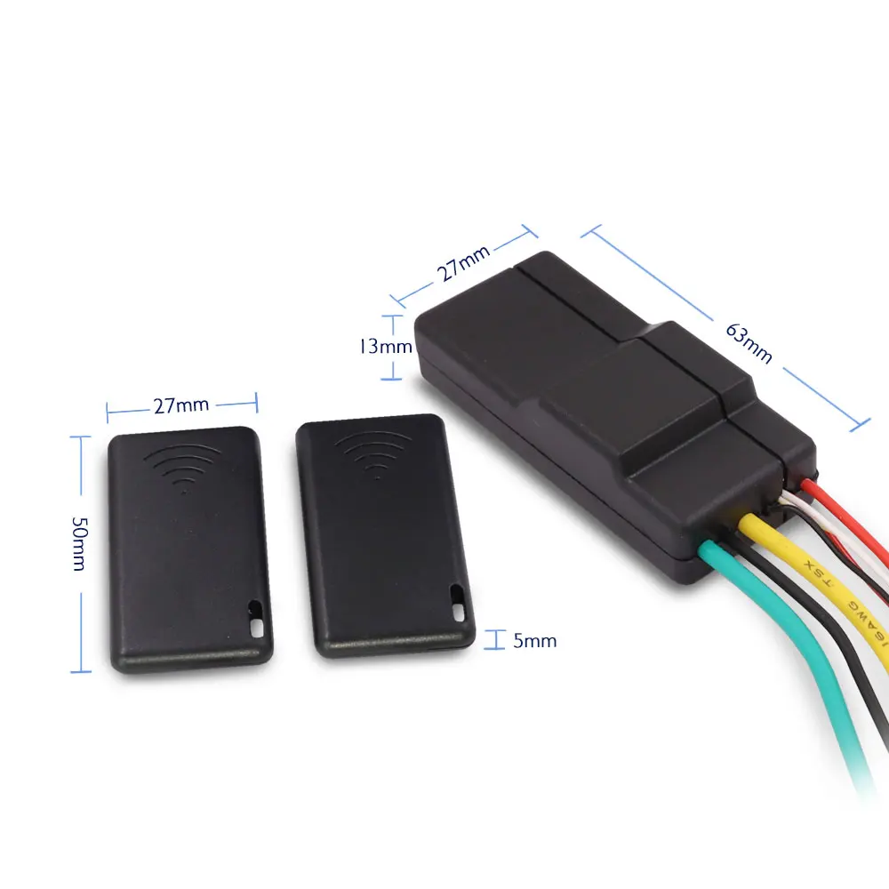 Immobilizer Wireless Per Auto Con Telecomando, Antifurto Con Sensore Di Movimento E Modalità Anti-hijacking