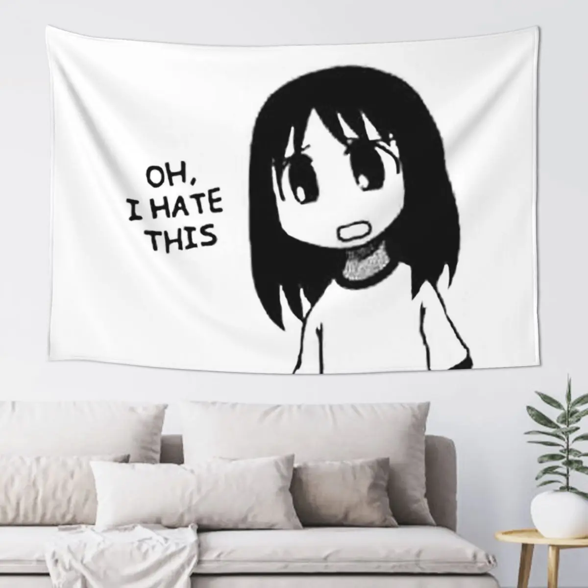 OUTDATED - Check Profile Azumanga Daioh Osaka Ayumu Kasuga Tapestry Art Wall Hanging Aesthetic Home Decoration Tapestries