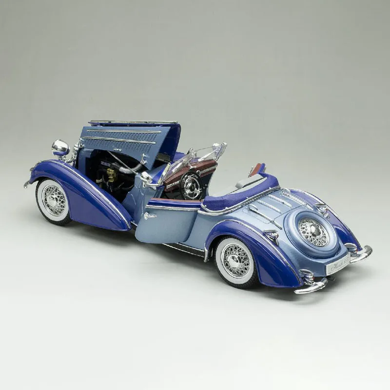 SunStar 1:18 Horch 855 Roadster 1939 Vintage Car Simulation Limited Edition Alloy Metal Static Car Model Toy Gift