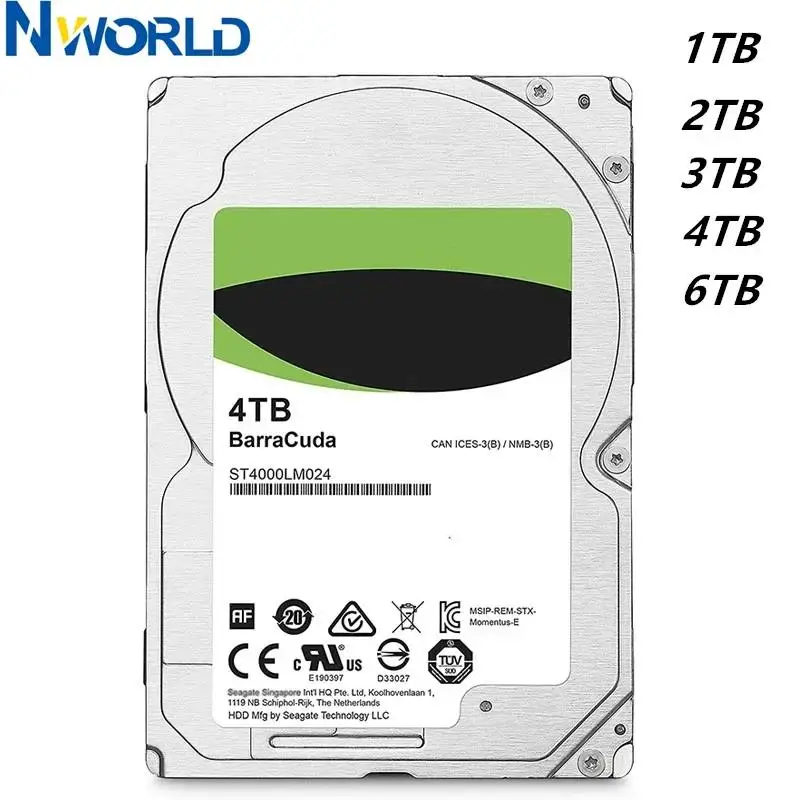 Go! 3.5'' Inch 1TB/2TB/3TB/4TB/6TB Internal Hdd Hard Disk Drive SATA III 64MB Cache 6Gb/s 7200 RPM Harddisk for Desktop