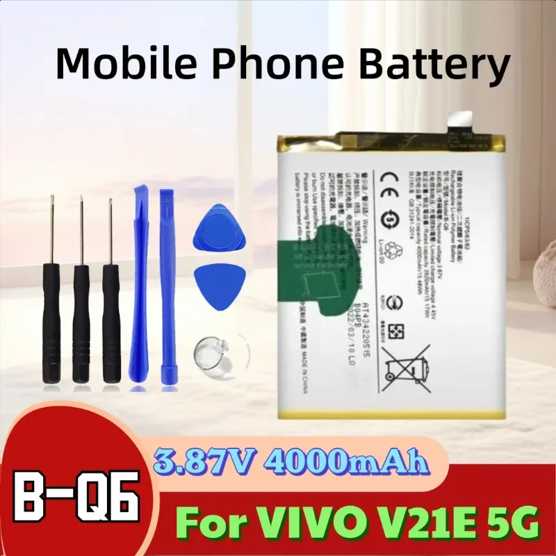 

B-Q6 3.87V 4000mAh Mobile Phone Battery for VIVO V21E 5G