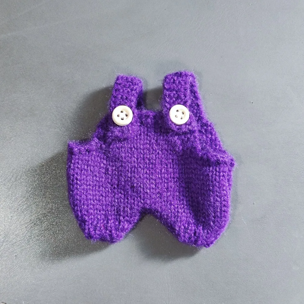 Mini Doll'S Clothes Outfit Accessories For Labubu for Elf doll Knitted Christmas Love twisted solid Santa sweater Clothing