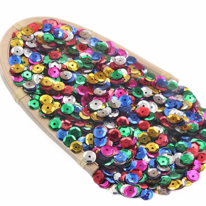 

1000-5000Pcs Round PVC Loose Sequins Crafts Paillettes Wedding Garment Sewing Handcraft Decoration DIY Lentejuelas Accessories