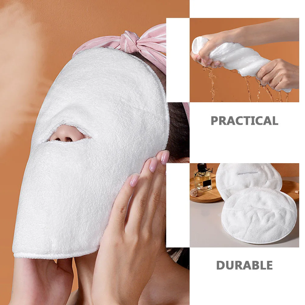 Coral Fleece Hydraterende Gezichtshanddoek Koud Heet Herbruikbaar Masker voor Vrouwen Gezichtsverzorging Whitening Schoonheid Huid Tool Gezichtsmasker Handdoeken