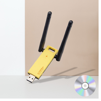 Wireless USB Network Adapter 1200mbps Dual Band 2.4G/5Ghz Network Card 802.11ac RTL8812BU Chipset Aerial