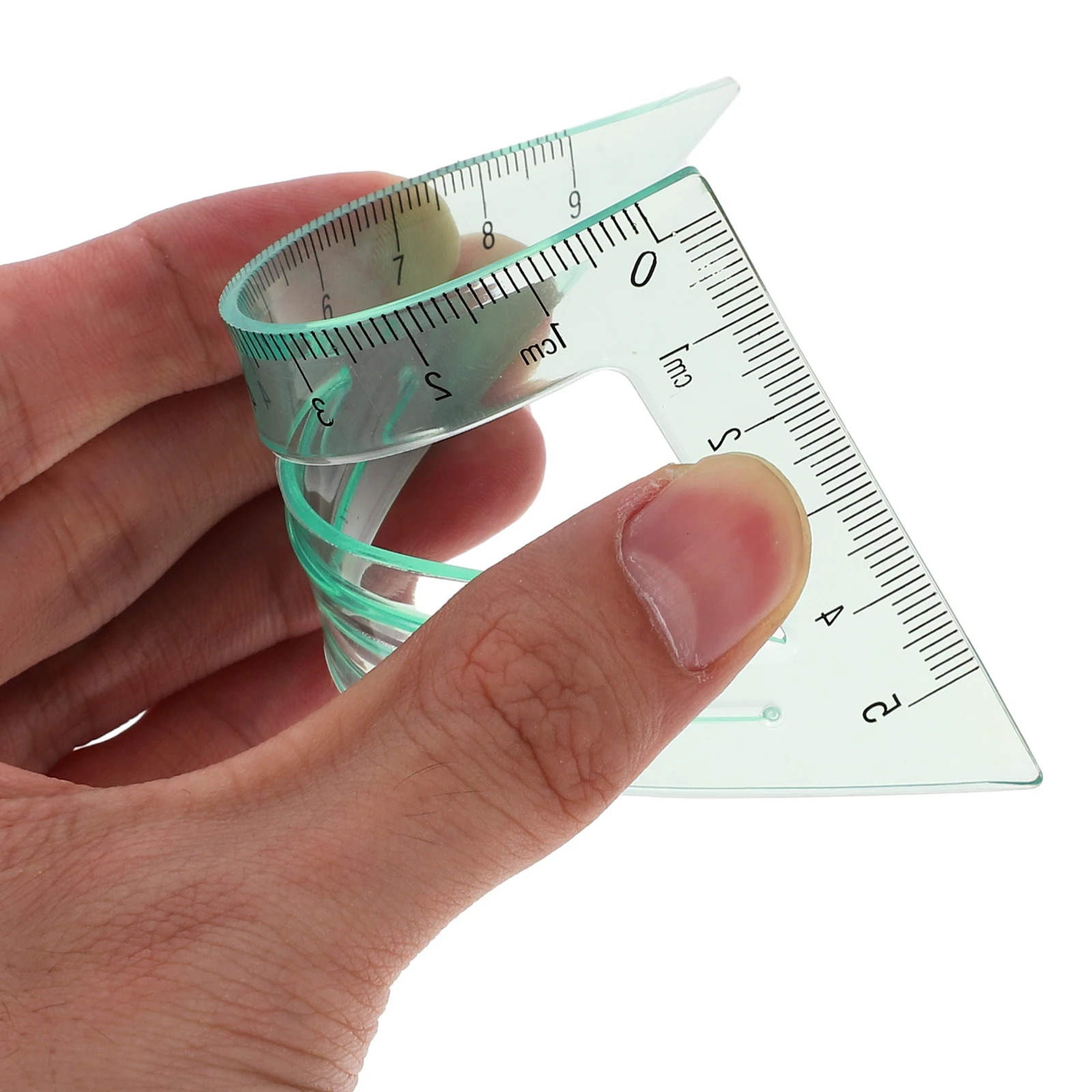 

1 Set Plastic Geometry Tool Measuring Accessory Office School Supply Protractor Triangle Scale Precision Measuring Ruler Student