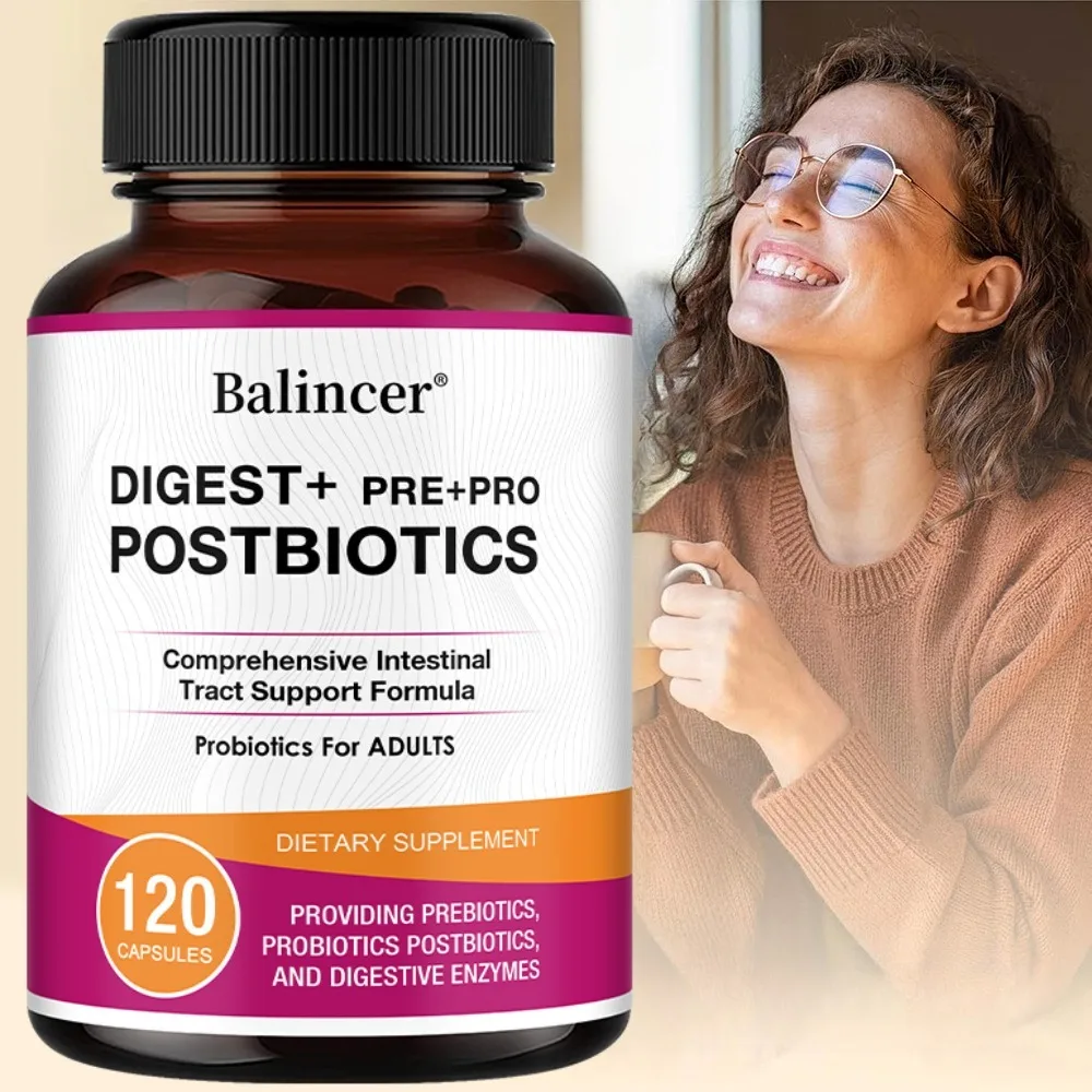 

Probiotics + Prebiotics - Promote Intestinal Flora Digestive Health Women & Men Provide Lasting Energy