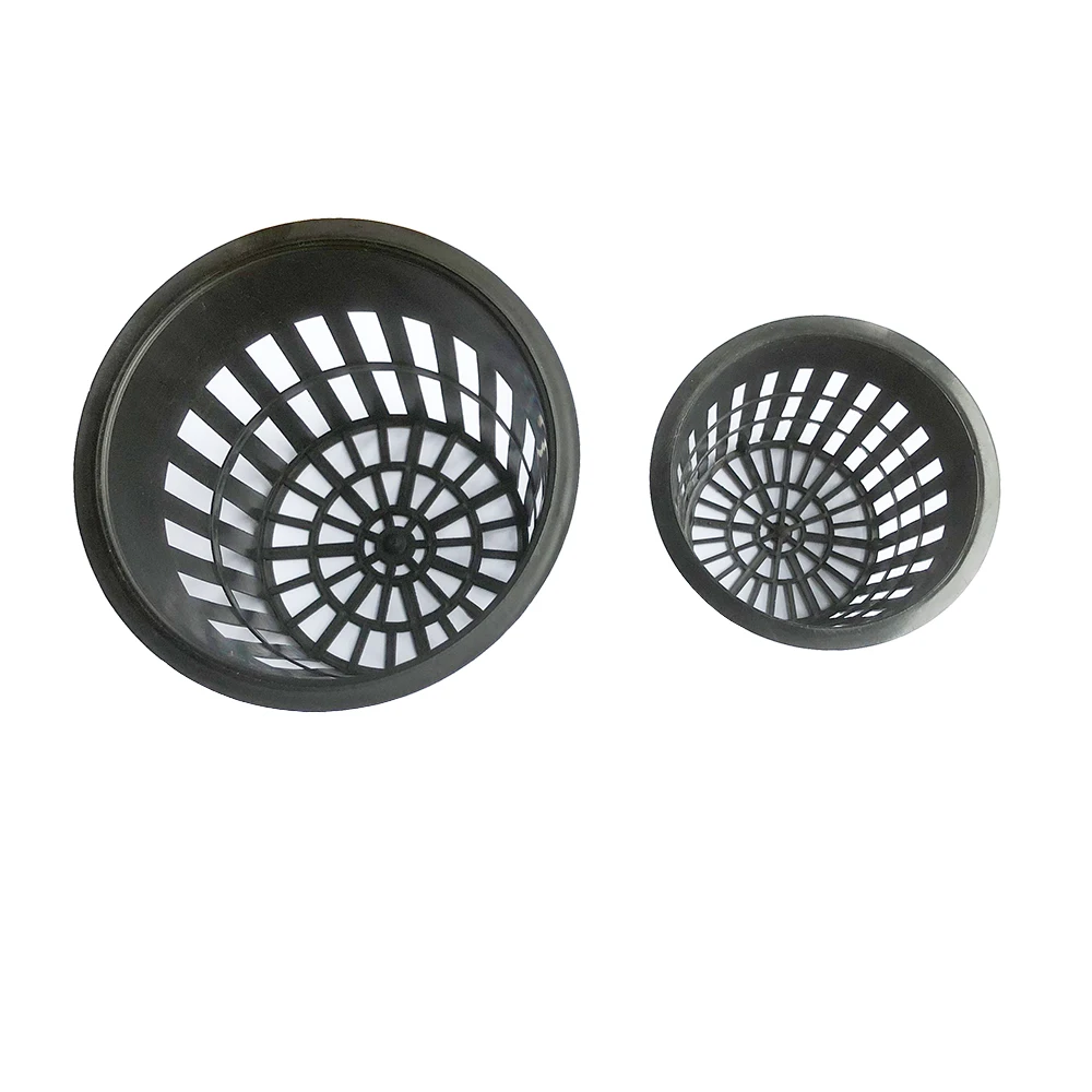 5Pcs Heavy Duty Black Dutch barrel planting basket Plant Grow Net Nursery Pots Cup Hydroponic colonization Mesh plastic Basket