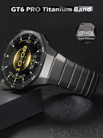 Official 1:1 No Gap Titanium Strap for Huawei Watch GT 6 Pro Luxury Metal Bracelet correa Huawei Watch GT6 Pro Specialized Strap