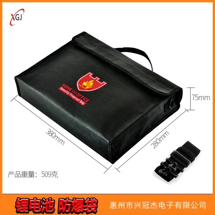 

FPV Drone Lipo Battery Safe Bag Взрывозащищенная сумка для хранения 380*280*75 мм Защитная сумка на плечо для радиоуправляемой модели автомобиля с дистанционным управлением