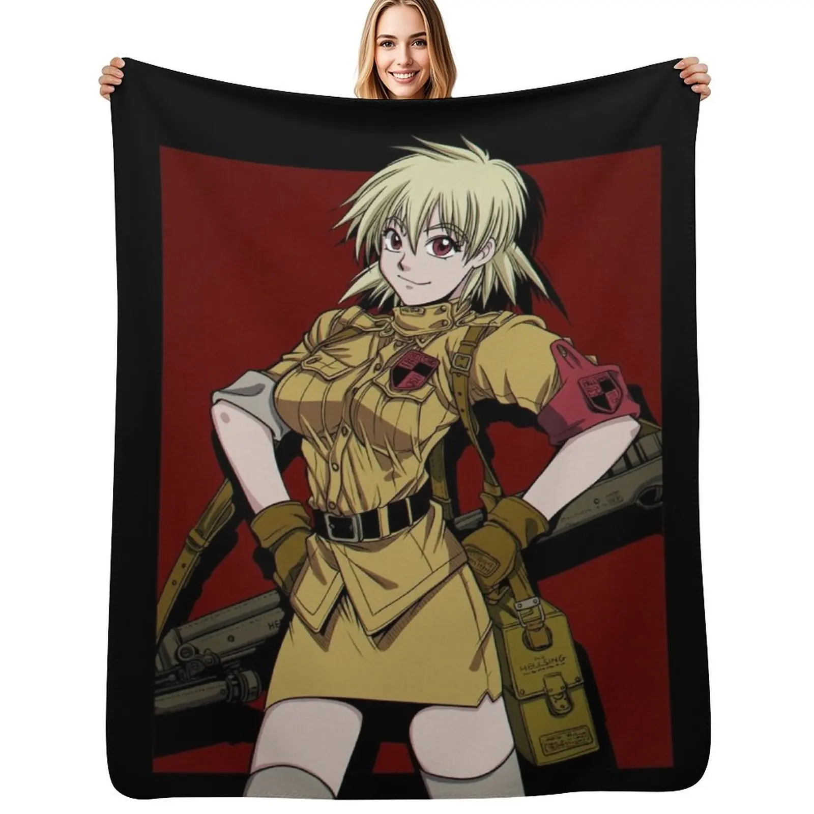 

Seras Victoria Throw Blanket Flannel Fabric Large Loose Blankets For Sofas Blankets