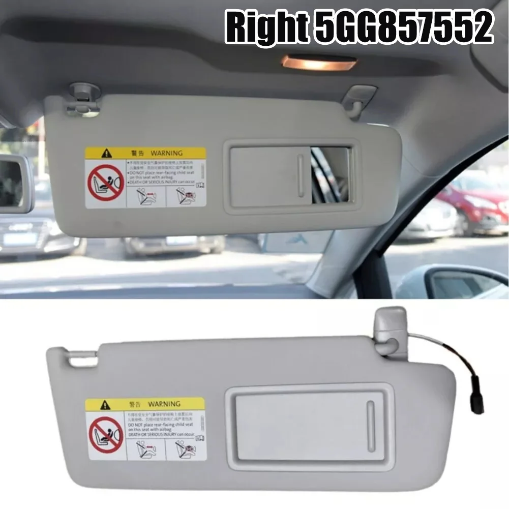 5GG857552 For Golf MK7 For Passat B8 For Jetta MK7 Front Right Interior Sun Visor Panel Make Up Mirror Car Interior Parts